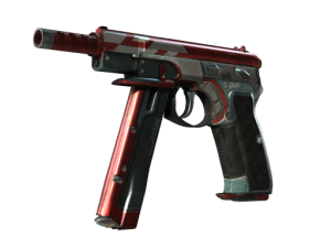 CZ75-Auto | Red Astor (Well-Worn)