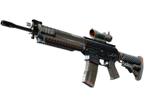 SG 553 | Phantom (Battle-Scarred)
