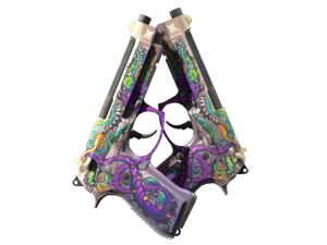 StatTrak™ Dual Berettas | Flora Carnivora (Minimal Wear)