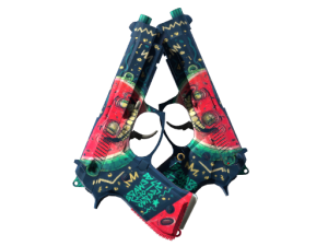 StatTrak™ Dual Berettas | Melondrama (Well-Worn)