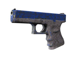 StatTrak™ Glock-18 | Blue Fissure (Field-Tested)