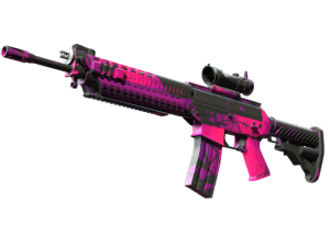 StatTrak™ SG 553 | Pulse (Minimal Wear)