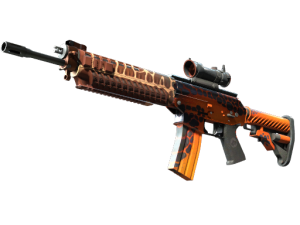 StatTrak™ SG 553 | Tiger Moth (Minimal Wear)