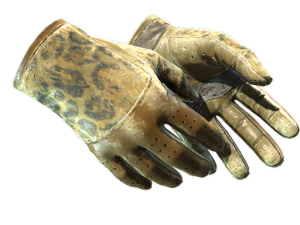 ★ Driver Gloves | Queen Jaguar (Battle-Scarred)