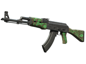 Souvenir AK-47 | Green Laminate (Field-Tested)